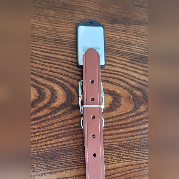 2 /$15. New Brown Leather Dog Collar Ruffmaxx Size 22" NWT - Picture 4 of 7